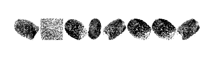 finger print tfb  Free Fonts Download