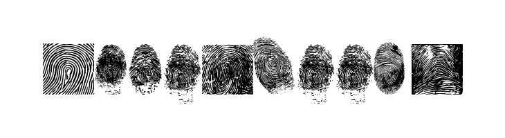 finger print tfb  Free Fonts Download