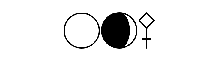 ASTOLOGY ASTROLOGICAL TFB  Free Fonts Download