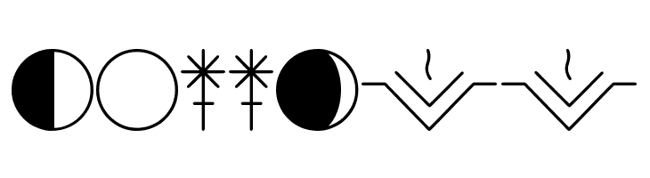 ASTOLOGY ASTROLOGICAL TFB  Free Fonts Download