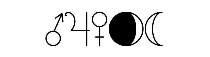 ASTOLOGY ASTROLOGICAL TFB  Free Fonts Download