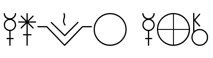 ASTOLOGY ASTROLOGICAL TFB  Free Fonts Download