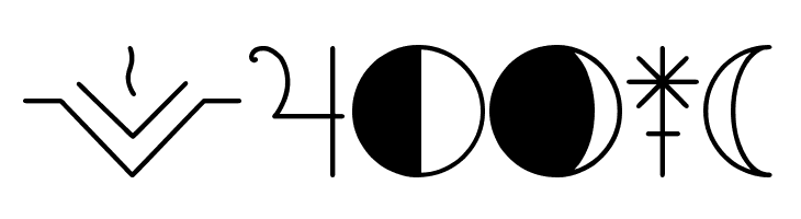 ASTOLOGY ASTROLOGICAL TFB  Free Fonts Download