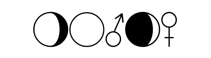 ASTOLOGY ASTROLOGICAL TFB  Free Fonts Download