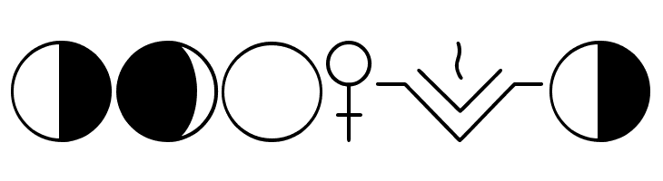 ASTOLOGY ASTROLOGICAL TFB  Free Fonts Download