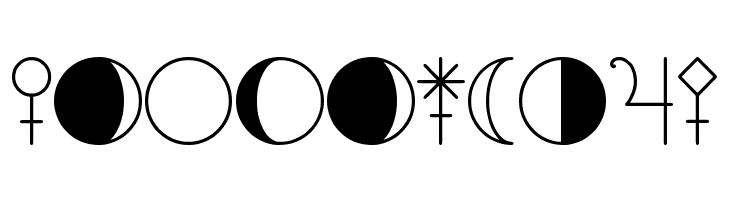 ASTOLOGY ASTROLOGICAL TFB  Free Fonts Download