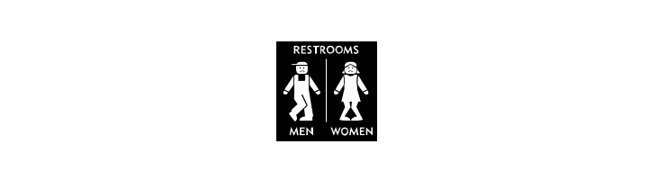 restroom signs tfb  Free Fonts Download