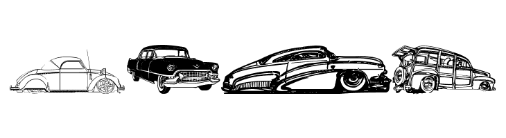 vintage auto cars tfb  Free Fonts Download