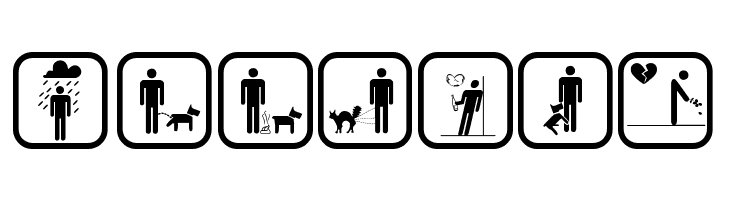 Stickerman bad times  Free Fonts Download