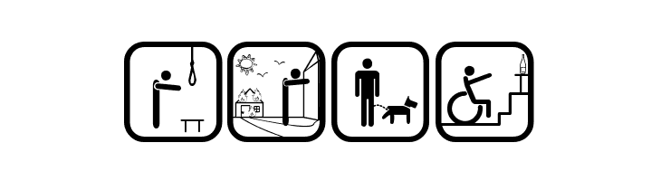 Stickerman bad times  Free Fonts Download