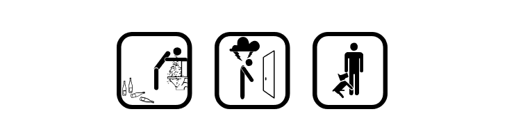 Stickerman bad times  Free Fonts Download