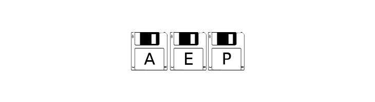 Floppy Disk  Free Fonts Download