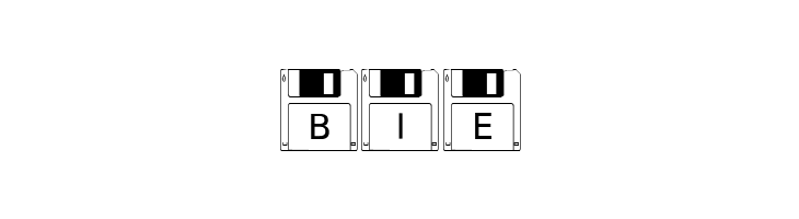 Floppy Disk  Free Fonts Download