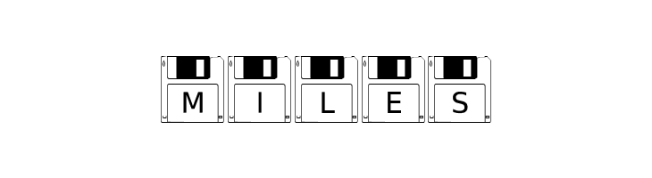 Floppy Disk  Free Fonts Download