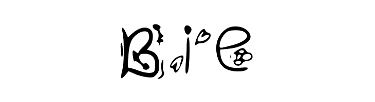 Zudlove Regular  Free Fonts Download