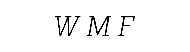 Memphis-LightItalic  Free Fonts Download