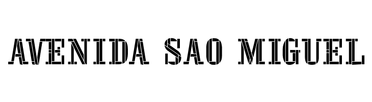 Stencil Four  Free Fonts Download