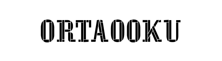 Stencil Four  Free Fonts Download