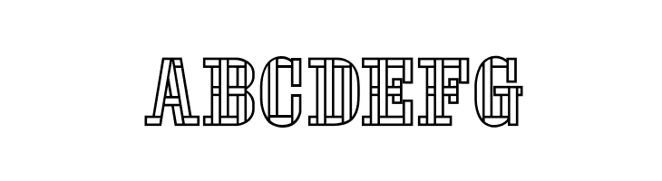 Stencil FourReversed  Free Fonts Download