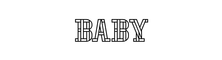 Stencil FourReversed  Free Fonts Download