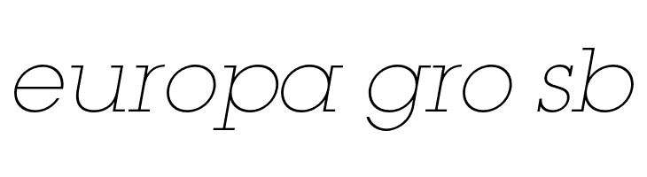 LubalinGraphStd-ExtraLightObl  Free Fonts Download