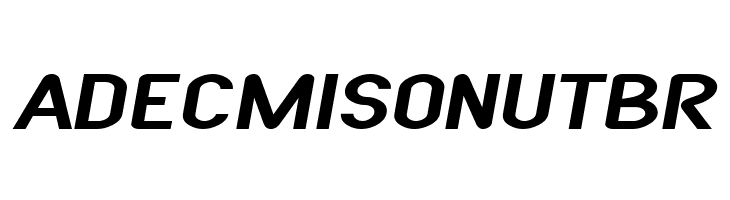 SF Atarian System Extended Italic  Free Fonts Download