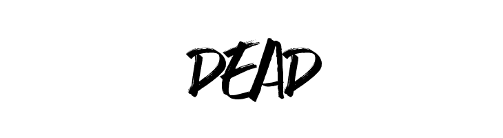 DEAD Wrong Hunt Font
