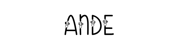 Cactuses  Free Fonts Download