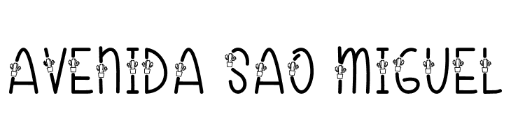 Cactuses-Regular  Free Fonts Download