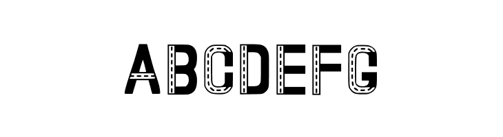 Roadtrack Regular  Free Fonts Download