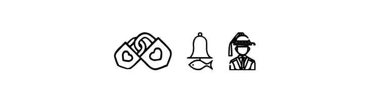 Korean Icons  Free Fonts Download