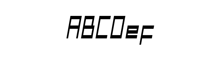 SF Square Head Condensed Italic  Free Fonts Download