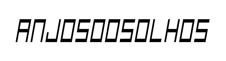 SF Square Head Condensed Italic  Free Fonts Download