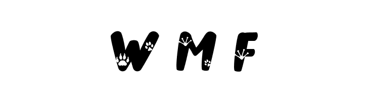 AnimalPaws  Free Fonts Download