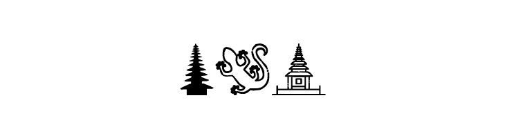 Indonesian Icons  Free Fonts Download