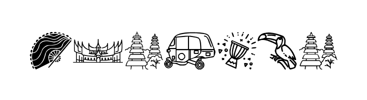 Indonesian Icons  Free Fonts Download