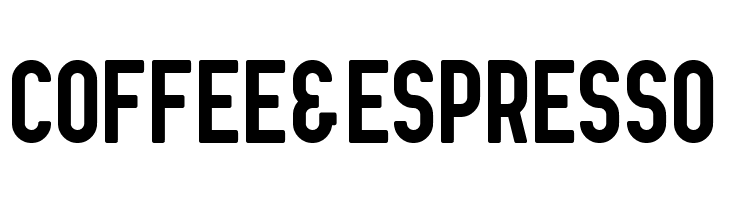 COFFEE%2526ESPRESSO Nue Gothic Round Font
