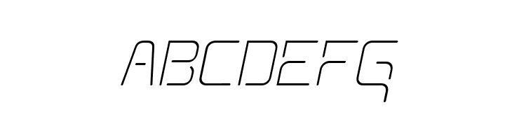 Aunchanted Thin Oblique  Free Fonts Download