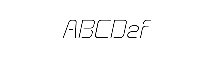 Aunchanted Thin Oblique  Free Fonts Download