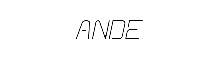 Aunchanted Thin Oblique  Free Fonts Download