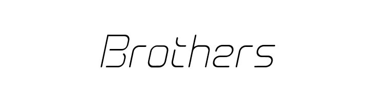 Aunchanted Thin Oblique  Free Fonts Download