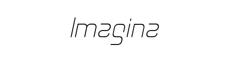 Aunchanted Thin Oblique  Free Fonts Download