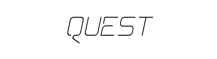 Aunchanted Thin Oblique  Free Fonts Download