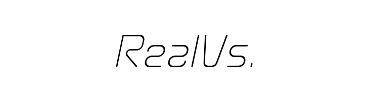 Aunchanted Thin Oblique  Free Fonts Download