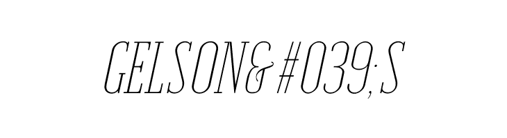 Emberly Thin Italic  Free Fonts Download