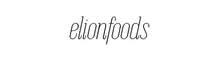 Emberly Thin Italic  Free Fonts Download