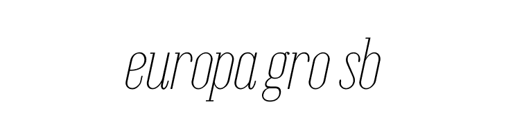 Emberly Thin Italic  Free Fonts Download