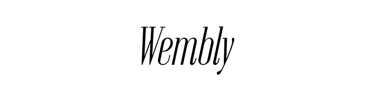 Emberly Light Narrow Italic  Free Fonts Download