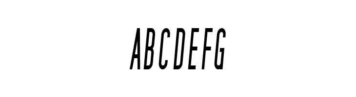 SF Movie Poster Condensed Italic  Free Fonts Download