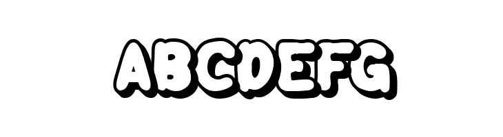 Ginger Biscuit Extrude - PUL  Free Fonts Download